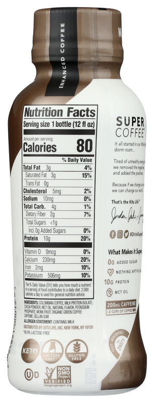 Super Coffee Mocha 12oz Btl