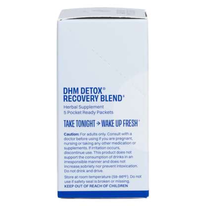 No Days Wasted DHM Detox Hydration Recovery Hangover Pills 5pk