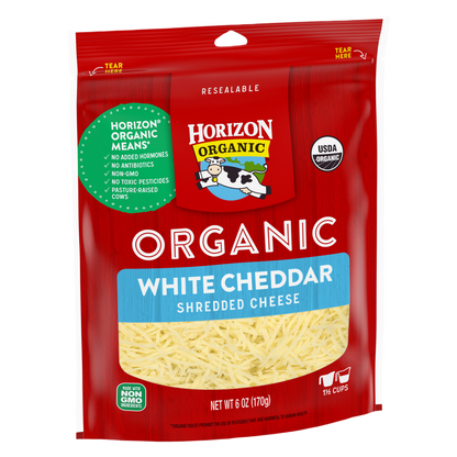 Horizon Organic White Cheddar Shredded Cheese - 6oz