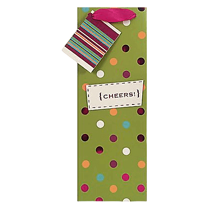 Spotted Cheers Bottle Bag