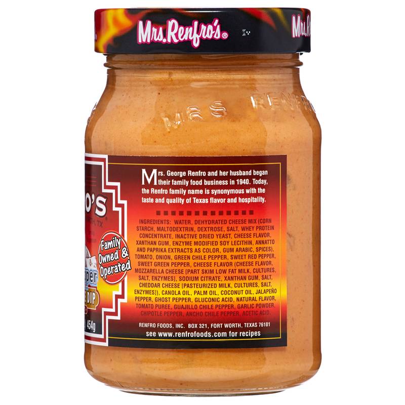 Mrs. Renfro's Ghost Pepper Nacho Cheese Sauce 16oz