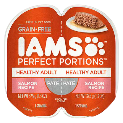 Iams Perfect Portions Salmon Pate Adult Wet Cat Food 2.6oz