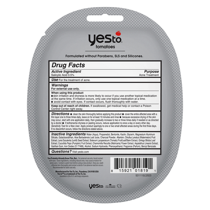 Yes To Tomatoes Detoxifying Mud Mask 1ct