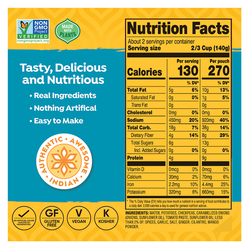 Tasty Bite Bombay Potatoes 10oz