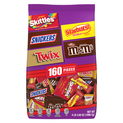 Mars Chocolate & Fruity Favorites Variety Mix Stand-up Pouch 160ct