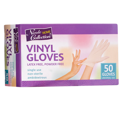 Single Use Vinyl Gloves 50ct