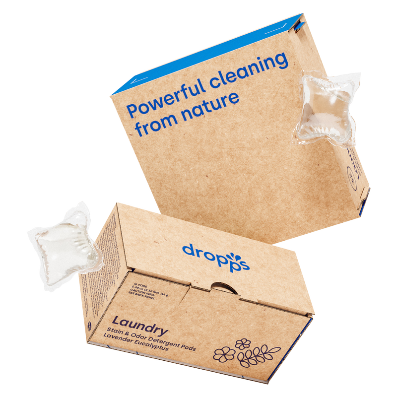 Dropps Stain & Odor Clean & Crisp Laundry Detergent Pods 32ct