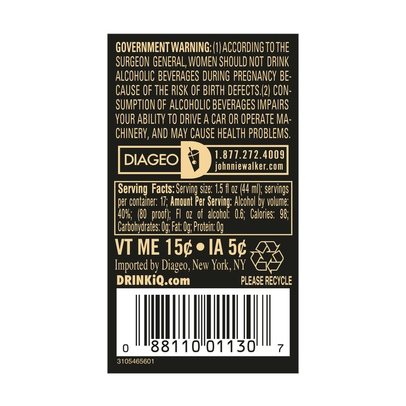 Johnnie Walker Black Label Scotch 750ml (80 Proof) – BevMo! Arizona