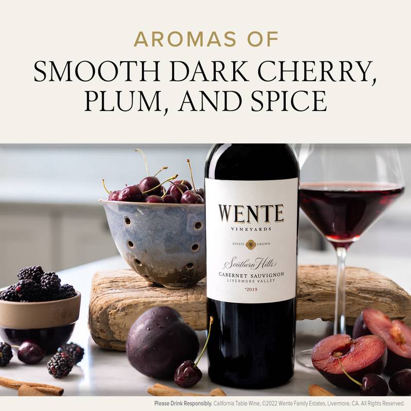 Wente Vineyards Cabernet Sauvignon Southern Hills Livermore Valley 750ml