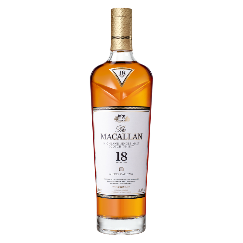 Macallan 18 Yr Sherry Oak 750ml (86 Proof) – BevMo! Arizona Macallan 18 Yr Sherry Oak 750ml (86 Proof) – BevMo! Arizona