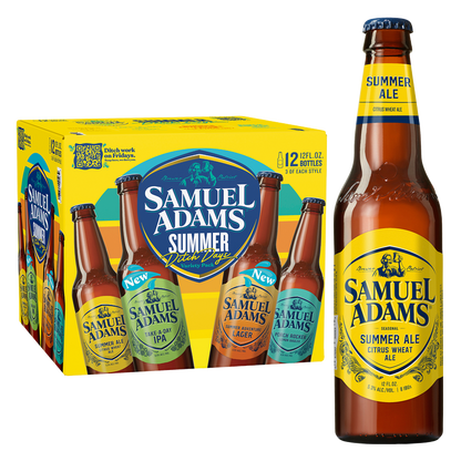 Sam Adams American Lager Variety 12pk 12oz Btl