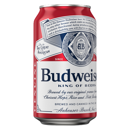 Budweiser 24pk 12oz Can 5.0% ABV