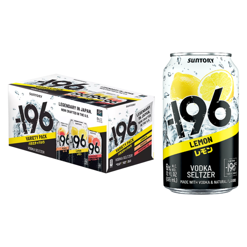 196 Vodka Soda Variety 8 Pack 12oz Cans 6% ABV – BevMo! Arizona