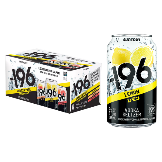-196 Vodka Soda Variety 8 Pack 12oz Cans 6% ABV