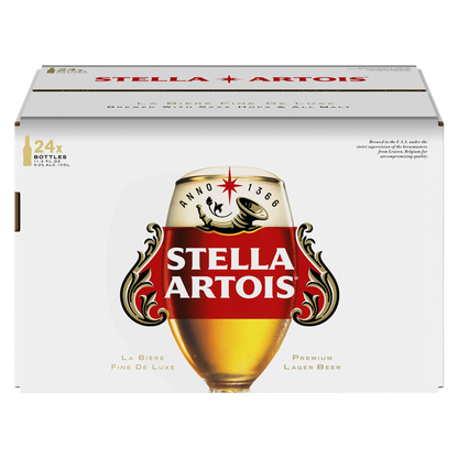 Stella Artois 24pk 11.2oz Btl 5.0% ABV