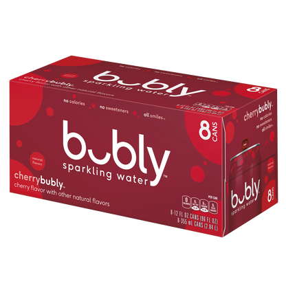 Bubly Cherry 8pk 12oz Can