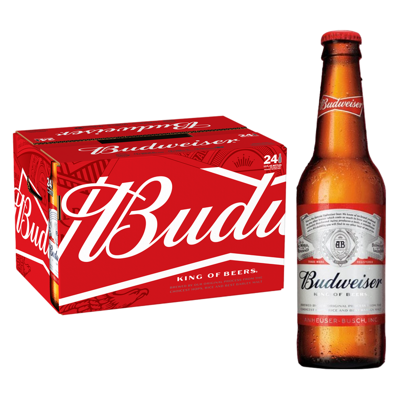 Budweiser 24pk 12oz Btl 5.0% ABV – BevMo! Arizona