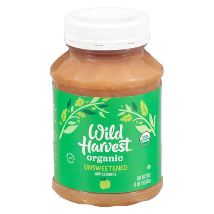 Wild Harvest Organic Unsweetened Apple Sauce, 23oz.