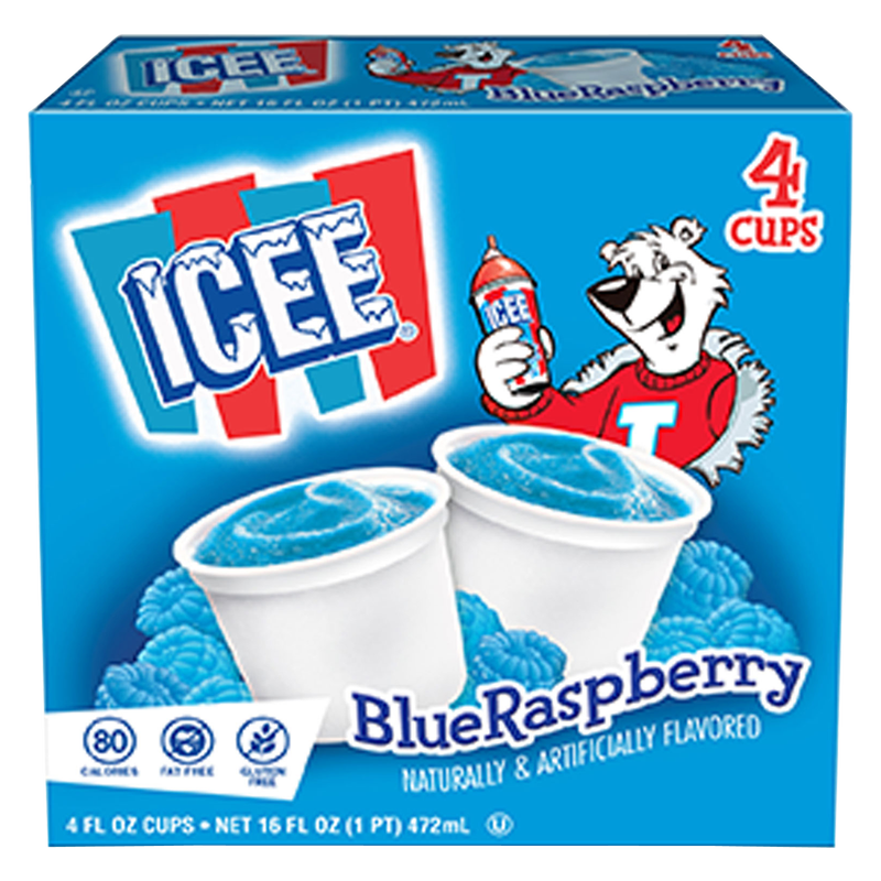 ICEE Frozen Blue Raspberry Cups 4ct – BevMo! Arizona