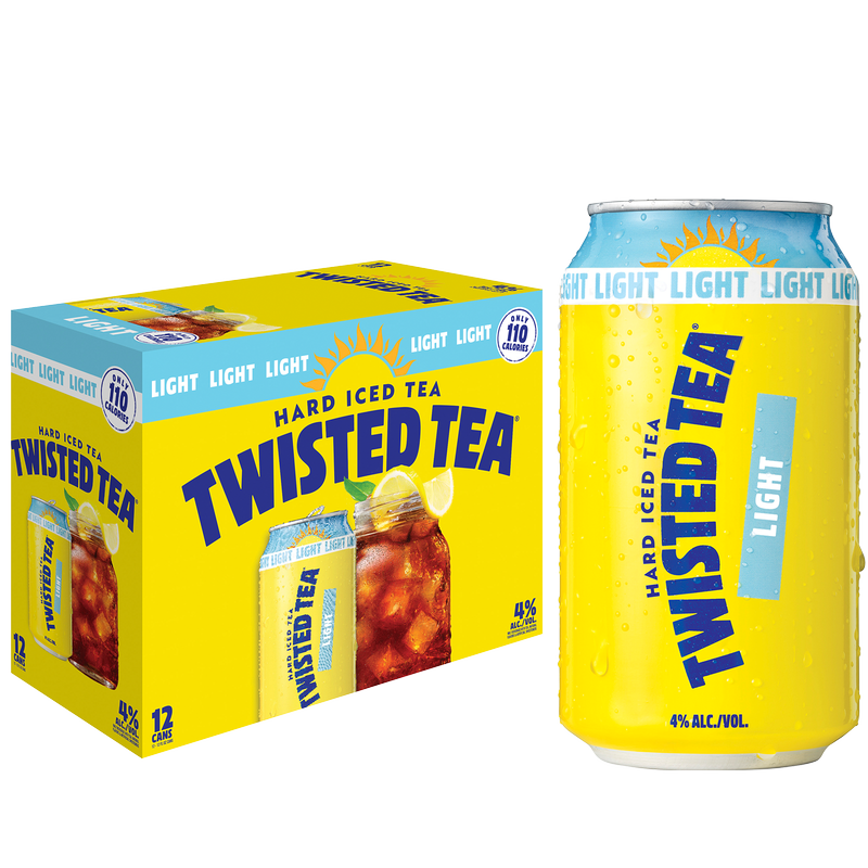 Twisted Tea Light 12pk 12oz Can 5.0% ABV