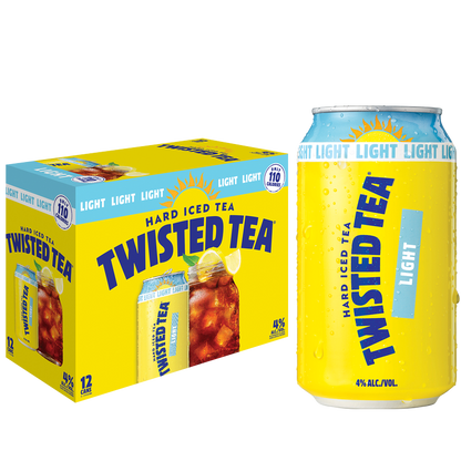 Twisted Tea Light 12pk 12oz Can 5.0% ABV