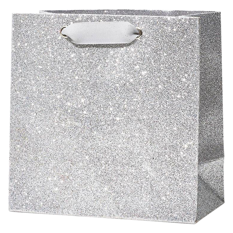 Papyrus Silver Glitter Treat Bag