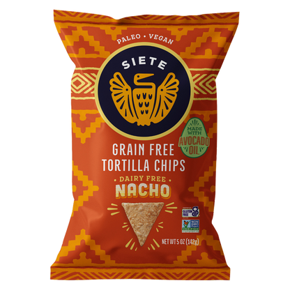 Siete Nacho Grain Free Tortilla Chips 5oz