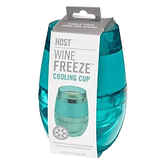 Host Wine Freeze Cup Translucent Green 8.5oz