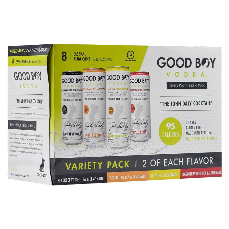 Good Boy Vodka John Daly 8pk 12oz Can