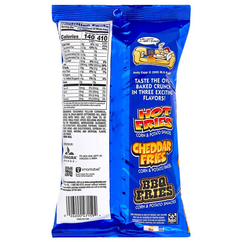 Andy Capp's Hot Fries 3oz – BevMo! Arizona
