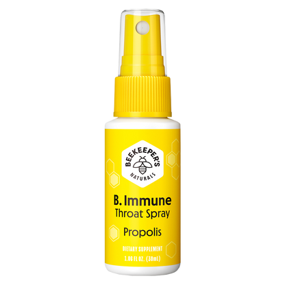 Beekeeper's Naturals B.Immune Throat Spray Propolis 1oz