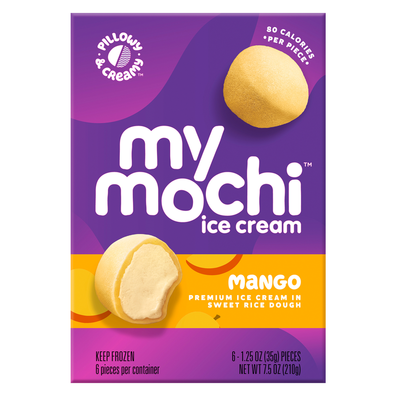 My Mochi Ice Cream Sweet Mango 6ct