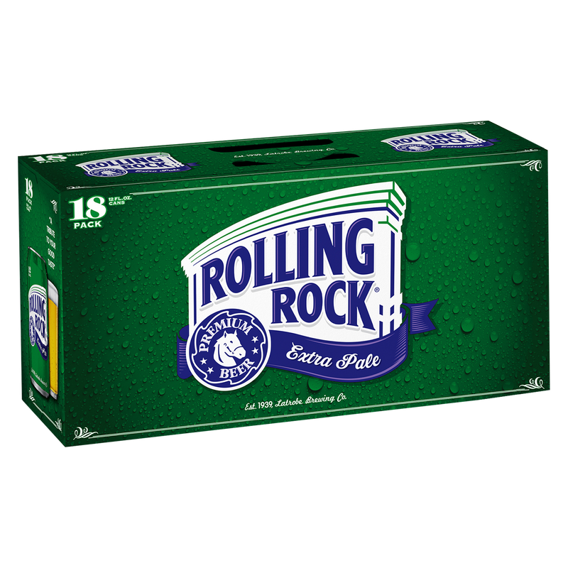 Rolling Rock 18pk 12oz Can 4.4% ABV