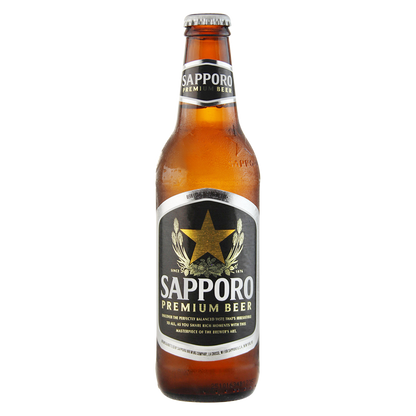 Sapporo Premium Beer 6pk 12oz BTL 4.9% ABV