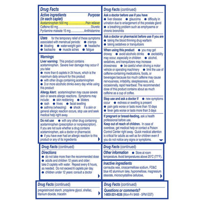 Midol Complete Menstrual Multi-Symptom Relief Caplets 24ct