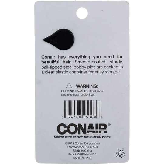 Conair Color Match Bobby Pins, Brunette 