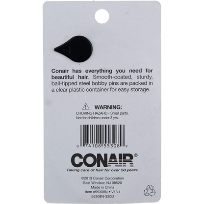 Conair Color Match Bobby Pins, Brunette 