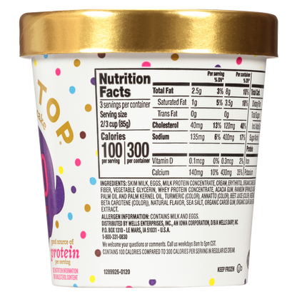 Halo Top Birthday Cake Light Ice Cream Pint