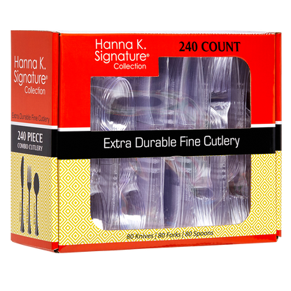 Hanna K. Signature Extra Durable Fine Cutlery 240ct