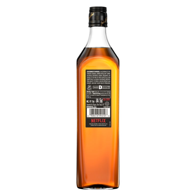 Johnnie Walker Black Squid Games Edition 750ml Bottle