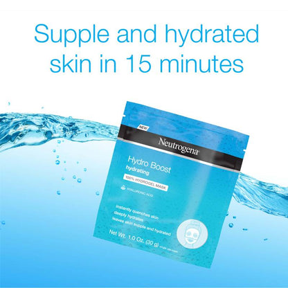 Neutrogena Hydro Boost Hydrating 100% Hydrogel Mask, 1 Oz