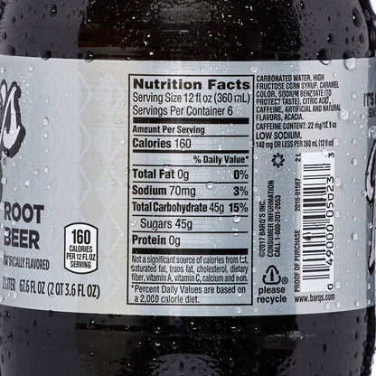 Barq's Root Beer 2L Btl