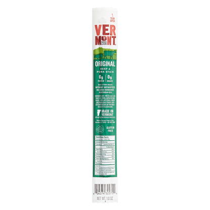 Vermont Smoke & Cure Original Cracked Pepper Beef & Pork Stick 1oz