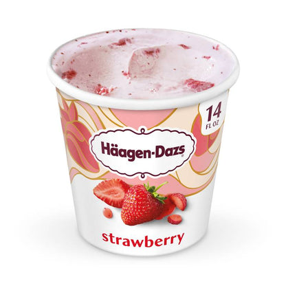 Haagen-Dazs Strawberry Ice Cream, 14oz.