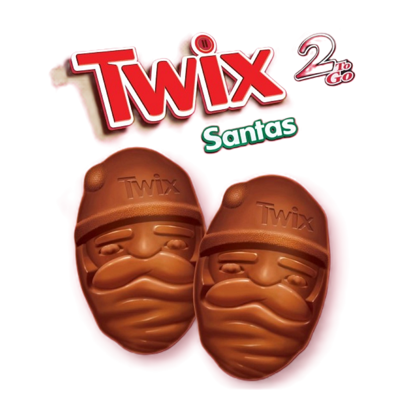 Twix Caramel Santa 2ct