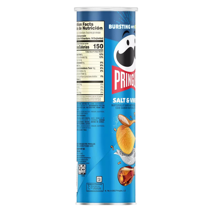 Pringles Potato Crisps Chips Salt and Vinegar 5.5oz