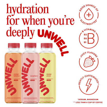 Unwell Mango Citrus Hydration Drink 16.9oz Btl