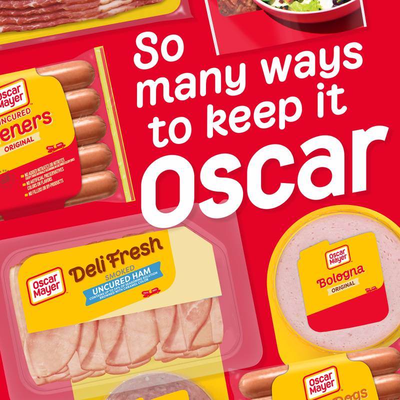 Oscar Mayer Deli Fresh Smoked Uncured Ham Sliced Lunch Meat - 9oz