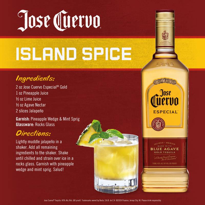 Jose Cuervo Especial Gold Tequila 750ml (80 Proof)