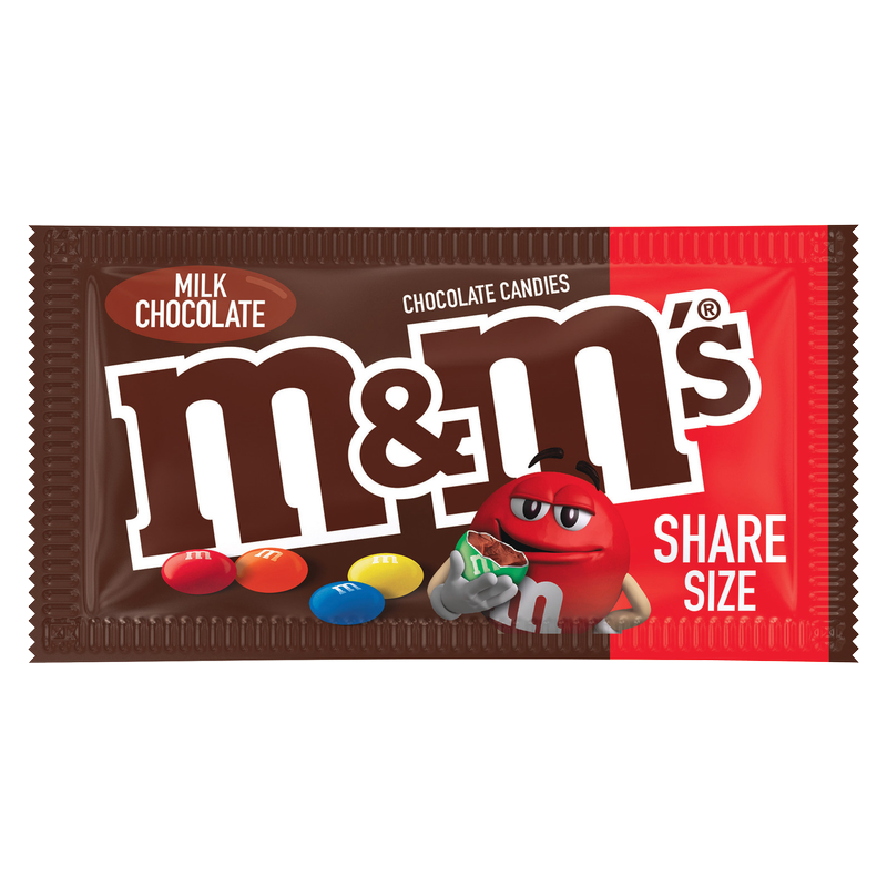 M&M's Milk Chocolate Candies Share Size 3.14oz